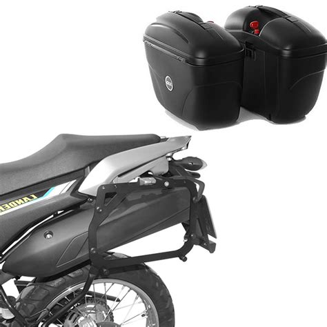 Ba Lateral Givi E Suporte Scam Lander Manolo Motos