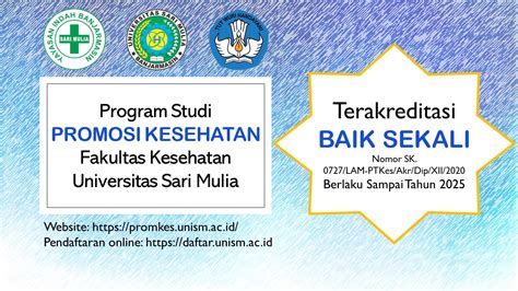 Akreditasi Baik Sekali” Dari Lam Ptkes Prodi Sarjana Terapan Promosi