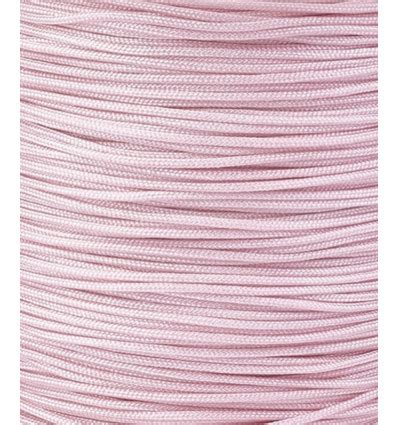 Fil de jade nylon tressé rose pâle