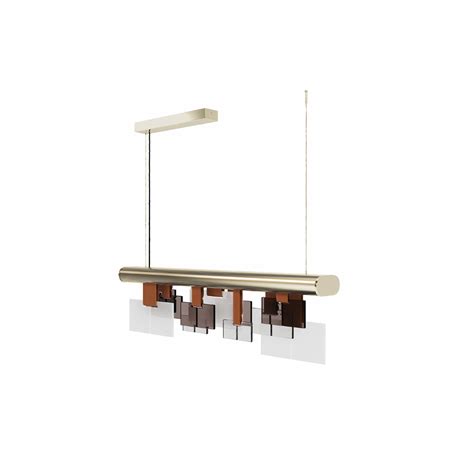 Eclipse Linear Chandelier Turri Made In Italy