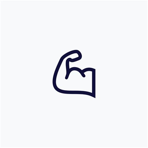 strong hand simple flat vector design  vector art  vecteezy