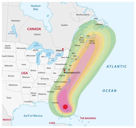 140+ Florida Hurricane Map Stock Illustrations, Royalty-Free Vector ...