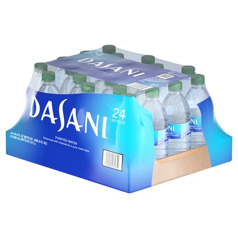 Dasani Purified Water Bottles Enhanced With Minerals Front Right Elevated