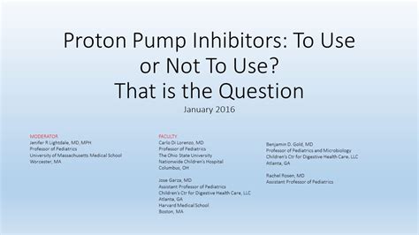 Proton Pump Inhibitors Comparison Chart