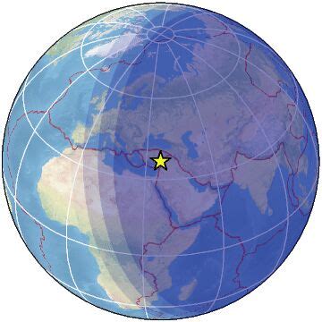 Earthquake information