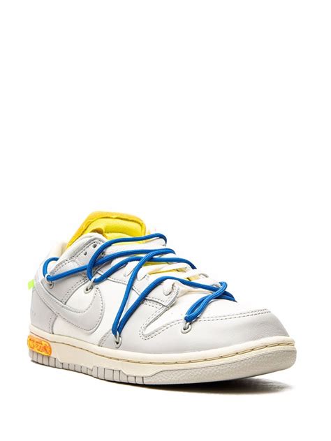 Nike X Off White Tenis Bajos Dunk De Nike X Off White Blanco