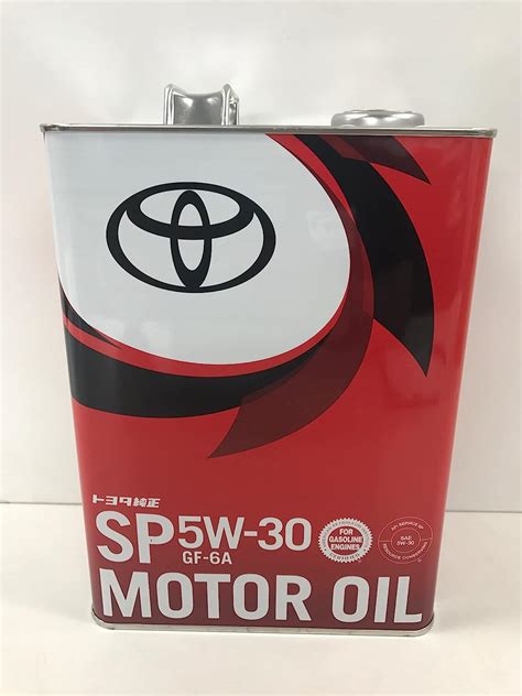Toyota Genuine Motor Oil SP 5W-30 1.1 gal (4 L), Model Number: 08880 ...