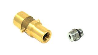 Drehmeister Bayonet Lpg Adapter M Brass With Stainless Steel Connec