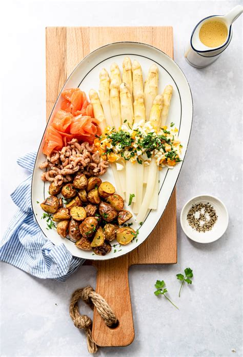 Witte Asperges Met Zalm En Krieltjes Eef Kookt Zo