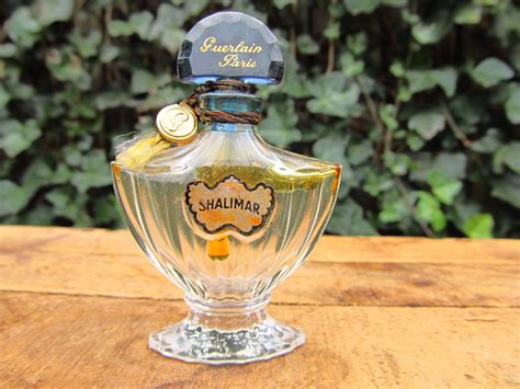 Vintage Shalimar Perfume Bottle Small Shalimar Perfume