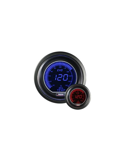 Manomètre température huile DIGITAL Prosport 52mm 50 à 150 degrés avec