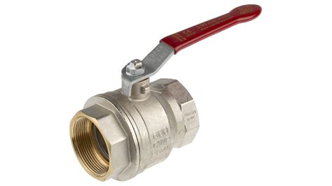 Rs Pro Brass Full Bore 2 Way Ball Valve Bspp 2in 40 → 30bar Operating Pressure Rs