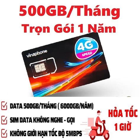 1 TỶ GB MAX DATA SIM 4G VINAPHONE TRỌN GÓI 1 NĂM U1500 VD149 TD49