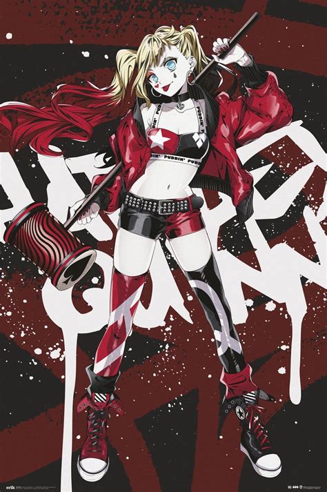 Dc Comics Harley Quinn Anime Plakat X Cm Galeria Plakatu