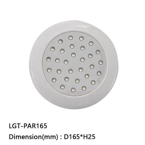 Par165 15w White Light Lampe de piscine LED étanche IP68 12V DC