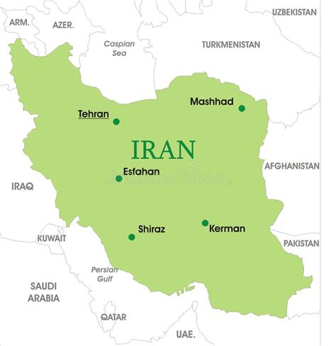 Large Detailed Guide Map Of Iran With All Roads And Cities Iran Images