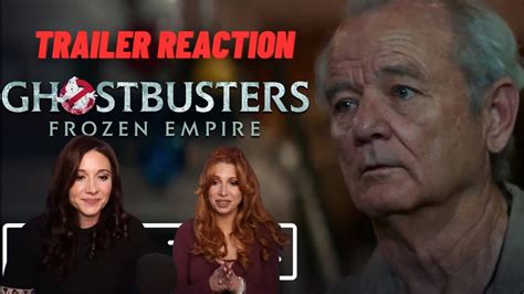 Ghostbusters Frozen Empire Teaser Trailer Reaction YouTube