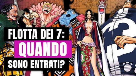 LA FLOTTA DEI SETTE ORIGINALE QUANDO SI È FORMATA ONE PIECE