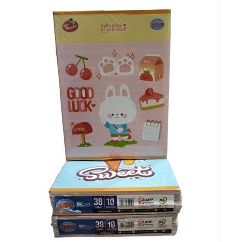 Jual BUKU TULIS SIDU 38 LBR Buku Sekolah 1pack 10pcs Shopee