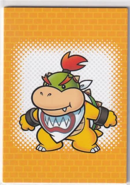 Panini Super Mario Trading Carte Mappa No Linea Disegno Card