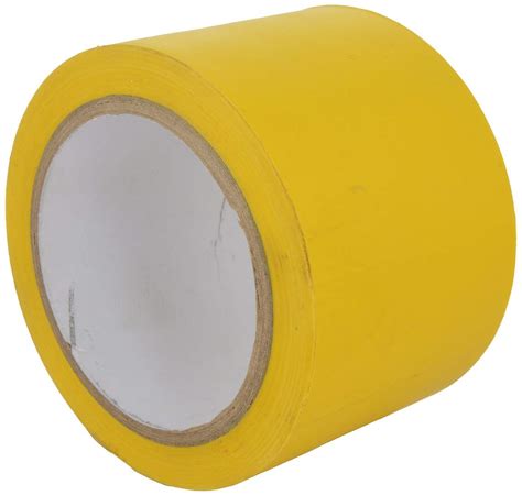 True Ally Vinyl Floor Marking Tape Yellow 3 Inch 72 Mmx 20Metres 10