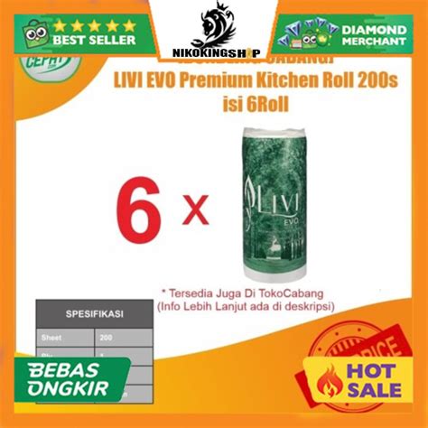 Bundling Branch Tissue Livi Evo Premium Kitchen Roll S Contents