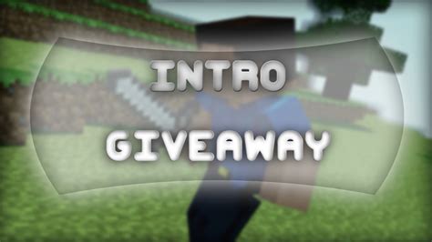 Minecraft Intro Giveaway Youtube