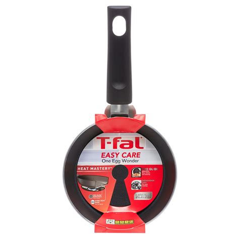 T Fal One Egg Wonder 475 Aluminum Non Stick Frying Pan In Black