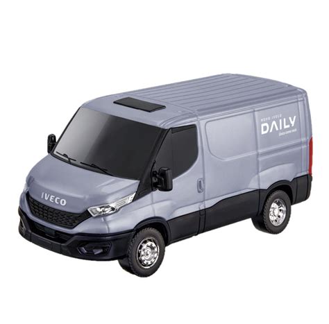 Brinquedo Van Iveco Daily Abre Porta Traseira C Empilhadeira Usual