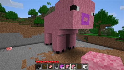 3D pixel art pig Minecraft Map