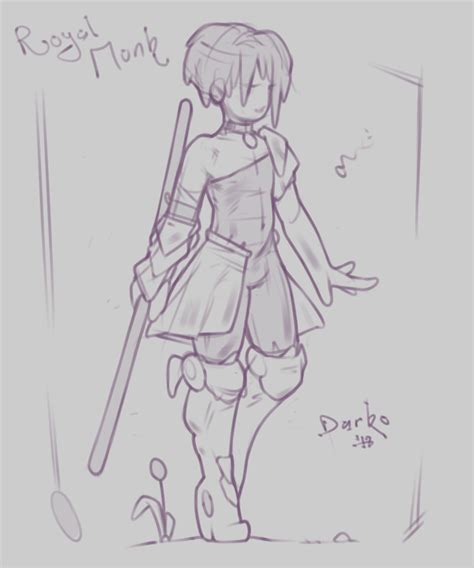 Royal Monk LInes By Darkodraws Hentai Foundry