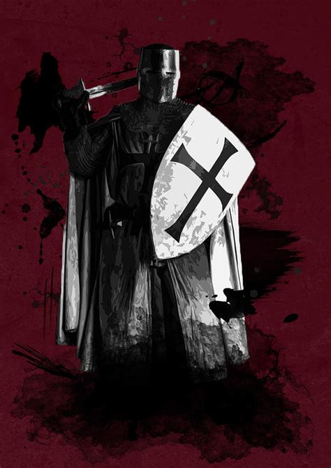 Templar Warrior Digital Art By Idealist Art