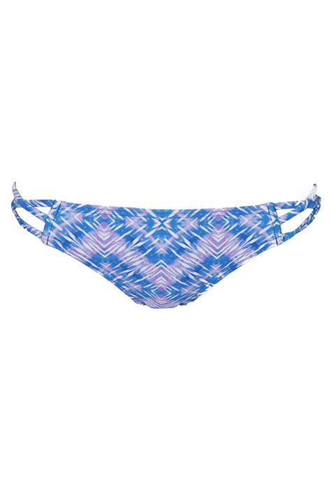 Sundazed Turner Blue Stunner Strappy Hipster Bikini Bottom M