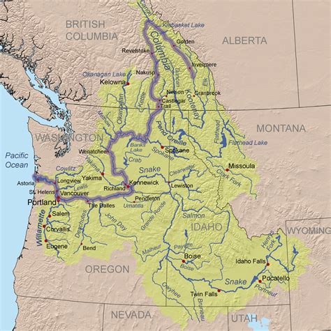 Columbia River Basin Watershed & Its Ecosystems – FWEE – Foundation for ...