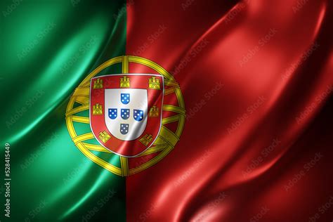 Portugal 3d Flag Stock Illustration Adobe Stock