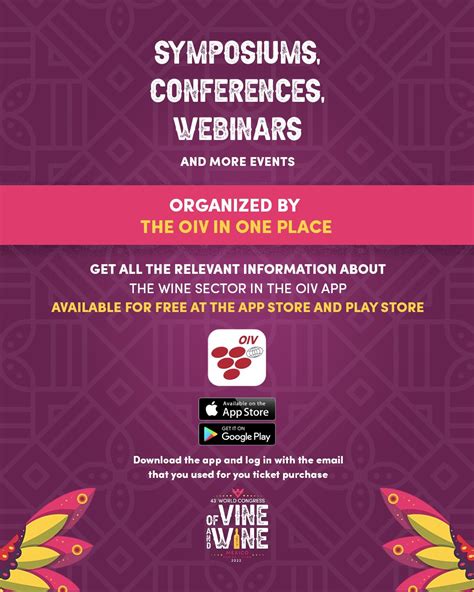 43 World Congress Vine And Wine On Twitter Find All The Information For