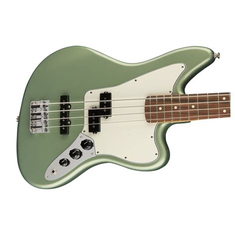 Fender Player Jaguar Bass Pf Sage Green Metallic At Gear4music