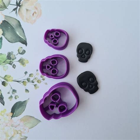 New Smaller Sizes Spooky Sisters Hair Polymer Clay Cutter Set Etsy