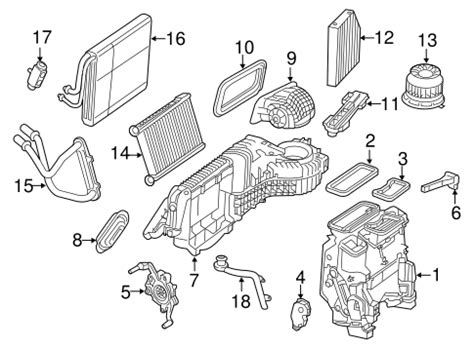 Evaporator Heater Components For Mercedes Benz Glc