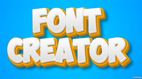 Font Creator Text Effect and Logo Design Font