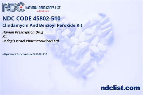 Ndc 45802 510 Clindamycin And Benzoyl Peroxide Kit