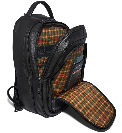 Mochila Executiva de Couro Legítimo Masculina Para Notebook