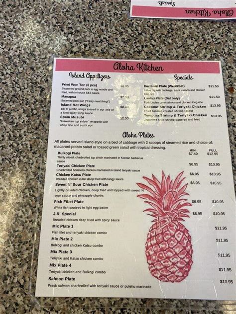 Aloha Kitchen Menu In Mesa Az Order Delivery And Reviews