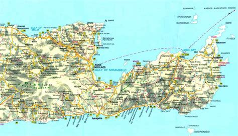 Map of East Crete