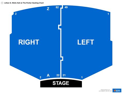 Lillian S. Wells Hall at The Parker Seating Chart - RateYourSeats.com