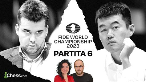 Campionato Del Mondo Di Scacchi FIDE 2023 Partita 6 Del Match Nepo