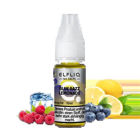 Blue Razz Lemonade Nic Salt Liquid Von Elfliq By Elfbar The Vape