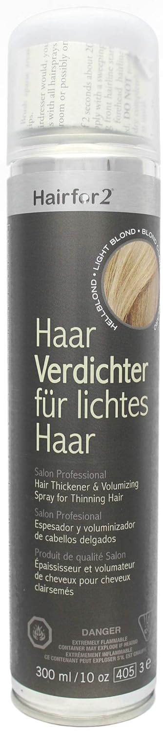 Hairfor2 Haarverdichtungsspray Gegen Lichtes Haar Haarpuder