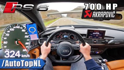 Audi Rs6 Speedometer Can’t Handle The Autobahn Goes Back To 0