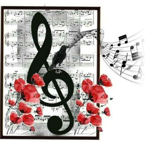 D Broderie Diamant Kit Complet Notes De Musique Color Es X Cm Kit